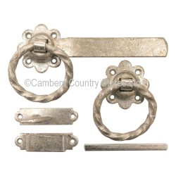Eliza Tinsley Ring Gate Latch Twisted Galvanised