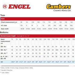 FE Engel Work Trousers With Stretch & High Visibility