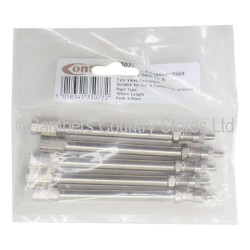 Connect Tyre Valve Extension Rigid Type 100mm 5 Pack