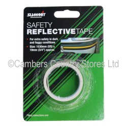 Summit Safety Reflective Tape 5 x 3/4"  White