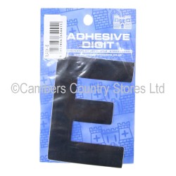 Self Adhesive Digit / Letter Black