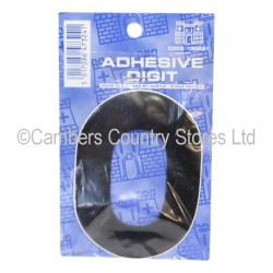 Self Adhesive Digit / Letter Black