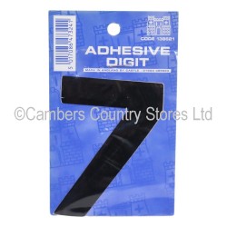 Self Adhesive Digit / Letter Black