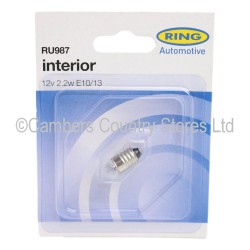 Ring RU987 Interior Auto Bulb 12v 2.2w