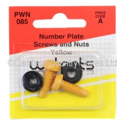 Wotnots Number Plate Screws & Nuts