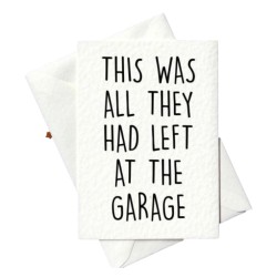 Prickly Greeting Cards All They Had At The Garage