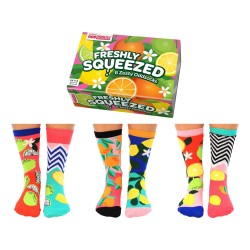 Sock Academy Odd Sock Set Ladies Freshly Squeezed