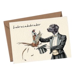 Bewilderbeest Greeting Card Labracadabrador
