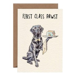 Bewilderbeest Greeting Card First Class Pawst