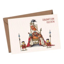 Bewilderbeest Greeting Card Coronation Chicken