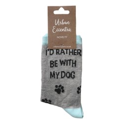 Urban Eccentric Socks Id Rather Be With My Dog
