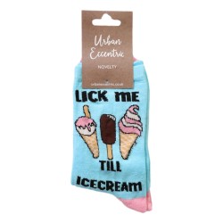 Urban Eccentric Socks Lick Me Till Icecream