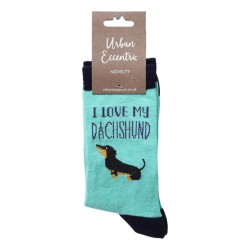 Urban Eccentric Socks I Love My Dachshund