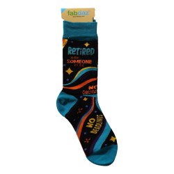 Fabdaz Mens Pair Of Socks Im Retired Ask Someone Else