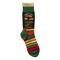 Fabdaz Mens Pair Of Socks Not Everybody Was Kung Fu