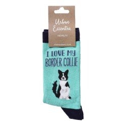 Urban Eccentric Socks I Love My Border Collie