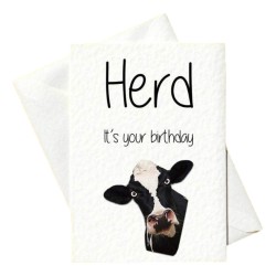 Prickly Greeting Cards Herd Its Your Birthday