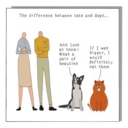 Not At All Jack Greeting Card Difference