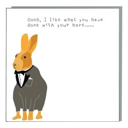 Not At All Jack Greeting Card Nice Hare