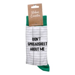 Urban Eccentric Socks Dont Spreadsheet About Me