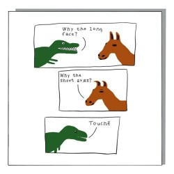 Not At All Jack Greeting Card Touche