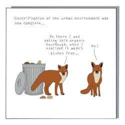 Not At All Jack Greeting Card Gentrification
