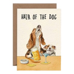 Bewilderbeest Greeting Card Hair Of The Dog
