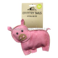 Country Tails Natural Dog Toy Peggy Pig