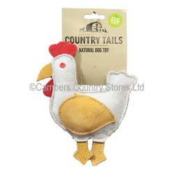 Country Tails Natural Dog Toy Calico Chicken