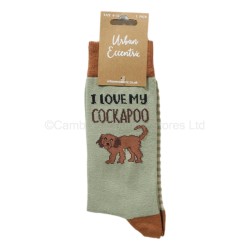 Urban Eccentric Socks I Love My Cockapoo