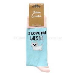 Urban Eccentric Socks I Love My Westie