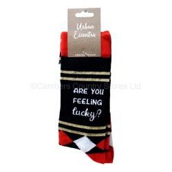 Urban Eccentric Socks Are You Feeling Lucky?