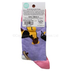 Smiling Faces Pair Of Socks I Prefer Dogs To People