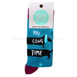Smiling Faces Pair Of Socks Love You Long Time