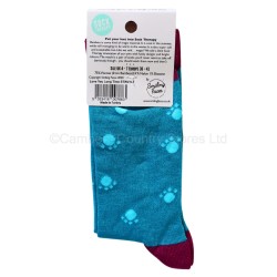 Smiling Faces Pair Of Socks Love You Long Time