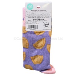 Smiling Faces Pair Of Socks 80 Percent Goddess 20 Pasty