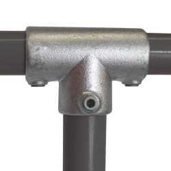 Tubeclamp Galvanised Steel Fitting Long Tee
