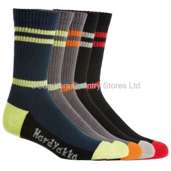 Hard Yakka Crew Work Socks 5 Pair Pack