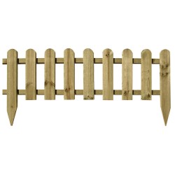 Garden Picket Fence Edging 1.1m x 32cm