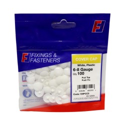 Screw Caps Hinged No.6-8 100 Pack