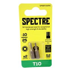 Spectre Screwdriver Bits Torx 25mm x 2 Pack