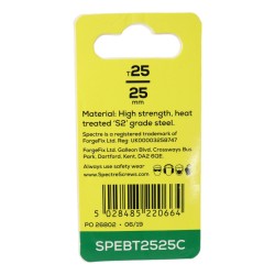 Spectre Screwdriver Bits Torx 25mm x 2 Pack