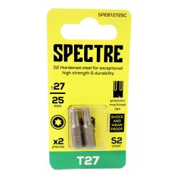Spectre Screwdriver Bits Torx 25mm x 2 Pack