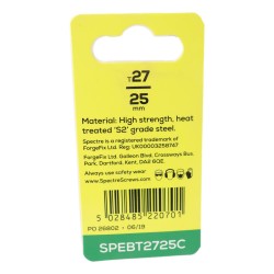 Spectre Screwdriver Bits Torx 25mm x 2 Pack