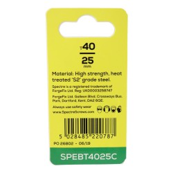 Spectre Screwdriver Bits Torx 25mm x 2 Pack