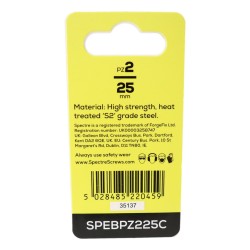 Spectre Screwdriver Bits Pozi 25mm x 2 Pack