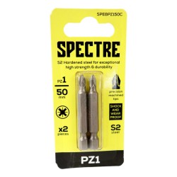 Spectre Screwdriver Bits Pozi 50mm x 2 Pack