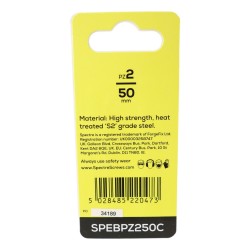 Spectre Screwdriver Bits Pozi 50mm x 2 Pack