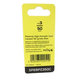 Spectre Screwdriver Bits Pozi 50mm x 2 Pack