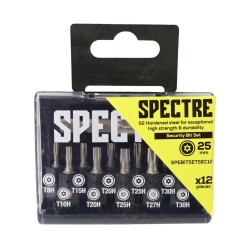 Spectre Screwdriver Bit Set Security 12 Piece